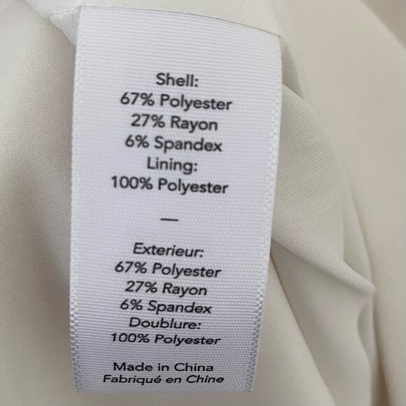 Likely Mallory Flounce-Sleeve Mini Dress in White Bridal Size 4 Gently Used - Picture 6 of 6